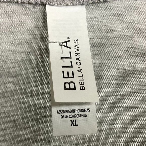 Bella+Canvas Graphic Tee, "99 Problem but a Degree Ain't One", XL, Gray, NWOT - Picture 5 of 7